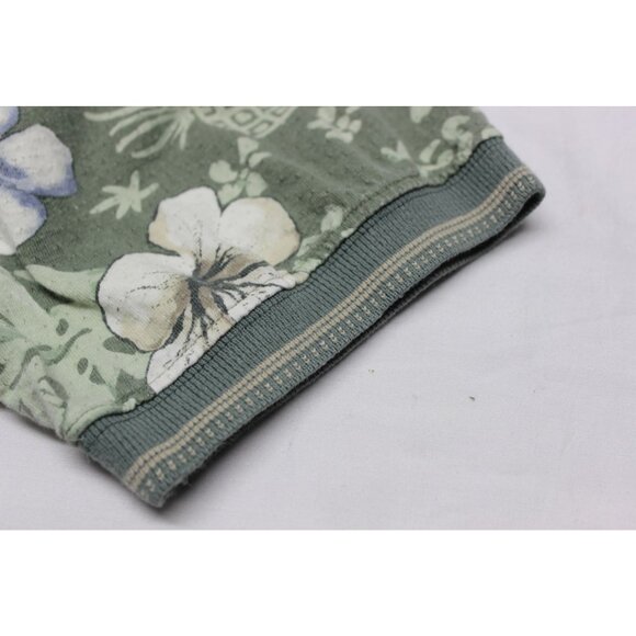 The Skins Game Vintage Golf Polo Men’s Size Large Floral Print Short Sleeve Shir - Picture 10 of 11